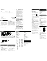 Preview for 1 page of Sony ZS-S4IP Operating Instructions