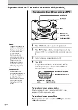 Предварительный просмотр 32 страницы Sony ZS-X3CP Marketing Specifications & Features Operating Instructions Manual