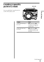 Предварительный просмотр 9 страницы Sony ZS-X7 Primary Operating Instructions Manual