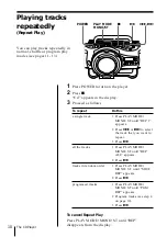 Preview for 10 page of Sony ZS-X7 Primary Operating Instructions Manual