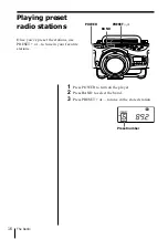 Preview for 16 page of Sony ZS-X7 Primary Operating Instructions Manual