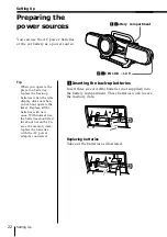 Предварительный просмотр 22 страницы Sony ZS-X7 Primary Operating Instructions Manual