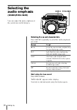 Preview for 26 page of Sony ZS-X7 Primary Operating Instructions Manual