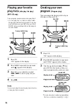 Preview for 18 page of Sony ZS-XN30 - Cd Boombox Operating Instructions Manual