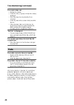 Preview for 26 page of Sony ZS-XN30 - Cd Boombox Operating Instructions Manual