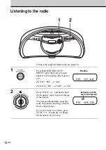 Preview for 10 page of Sony ZS-YN7L Operating Instructions Manual