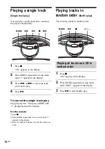 Preview for 16 page of Sony ZS-YN7L Operating Instructions Manual