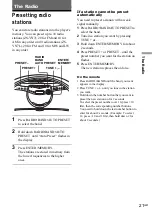 Preview for 21 page of Sony ZS-YN7L Operating Instructions Manual