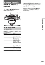 Preview for 23 page of Sony ZS-YN7L Operating Instructions Manual