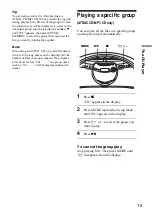 Предварительный просмотр 15 страницы Sony ZS ZS-YN7 Operating Instructions Manual