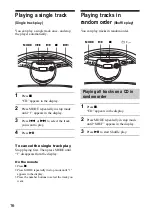 Предварительный просмотр 16 страницы Sony ZS ZS-YN7 Operating Instructions Manual