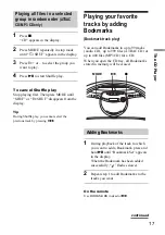 Preview for 17 page of Sony ZS ZS-YN7 Operating Instructions Manual