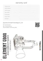 Preview for 1 page of SOONWELL Element G900 User Manual