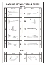 Preview for 2 page of Soozier 169C306GKTG01 Assembly Instruction Manual