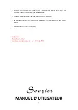 Preview for 10 page of Soozier A90-091 User Manual