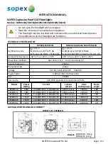 Sopex SXF8011W Instruction Manual preview