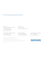 Preview for 8 page of Sophos SG 105w
SG 105
XG 105w
XG 105
SG 115
SG 115w
XG 115
XG 115w
SG 125
SG 125w
XG 125
XG 125w
SG 135
SG 135w
XG 135
XG 135w Mounting Instructions