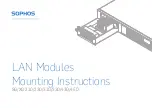 Preview for 1 page of Sophos SG 210 Mounting Instructions