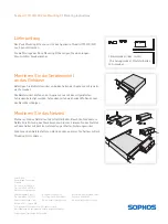 Preview for 2 page of Sophos UTM 110 Mounting Instructions