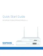 Preview for 1 page of Sophos XG 125 Quick Start Manual