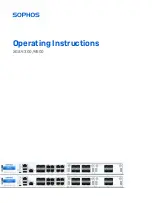 Sophos XGS 4300 Operating Instructions Manual preview