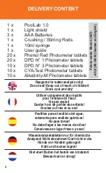 Preview for 4 page of sopra PoolLab 1.0 User Manual