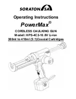 Soraton HPS-4C2-10.8V Li-Ion Operating Instructions Manual preview