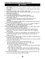 Preview for 4 page of Soraton HPS-4C2-10.8V Li-Ion Operating Instructions Manual