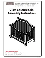 Sorelle 285 Vista Couture Crib Assembly Instructions Manual preview