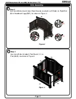 Preview for 5 page of Sorelle 285 Vista Couture Crib Assembly Instructions Manual