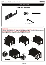 Предварительный просмотр 15 страницы Sorelle CAPE COD Manual