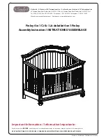 Sorelle Finley 4 in 1 Crib Assembly Instruction Manual preview