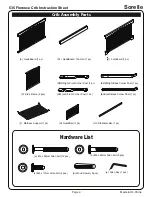 Preview for 4 page of Sorelle Florence Crib W/ Toddler Rail Assembly Instruction Manual