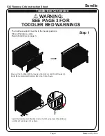 Preview for 7 page of Sorelle Florence Crib W/ Toddler Rail Assembly Instruction Manual