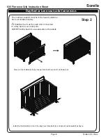 Preview for 8 page of Sorelle Florence Crib W/ Toddler Rail Assembly Instruction Manual