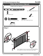 Preview for 9 page of Sorelle Florence Crib W/ Toddler Rail Assembly Instruction Manual