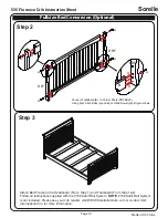 Preview for 10 page of Sorelle Florence Crib W/ Toddler Rail Assembly Instruction Manual