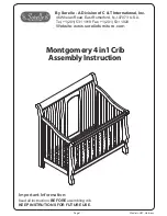 Sorelle Montgomery 4 in 1 Crib Assembly Instruction Manual preview