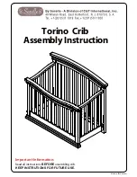 Preview for 1 page of Sorelle Torino Crib Assembly Instruction Manual