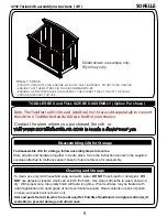 Preview for 6 page of Sorelle Torino Crib Assembly Instruction Manual