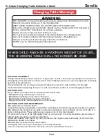 Preview for 2 page of Sorelle Urban Changing Table Assembly Instruction