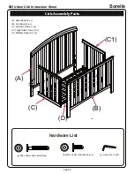 Preview for 4 page of Sorelle Urban Crib Assembly Instruction Manual