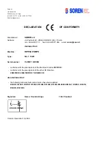 Предварительный просмотр 4 страницы Soren V-00668 Instruction Manual