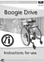 SORG Boogie Drive Instructions For Use Manual preview