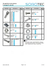 Предварительный просмотр 8 страницы Sorotec CL.ZAN.KGS1610.0550KH Assembly Instructions Manual