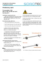 Предварительный просмотр 10 страницы Sorotec CL.ZAN.KGS1610.0550KH Assembly Instructions Manual