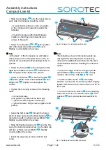 Предварительный просмотр 12 страницы Sorotec CL.ZAN.KGS1610.0550KH Assembly Instructions Manual