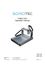 Предварительный просмотр 1 страницы Sorotec Hobby Line MPF.HL1.10560 Operation Manual