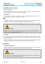 Предварительный просмотр 10 страницы Sorotec Hobby Line MPF.HL1.10560 Operation Manual