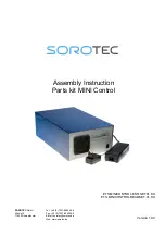 Sorotec MINI Control Assembly Instruction Manual preview